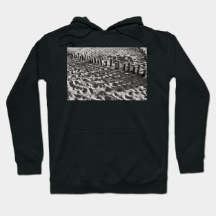 Shadows on the beach Hoodie